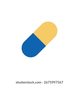 Ícone de Cápsula - Medicamento e Vetor Farmacêutico