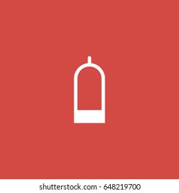 capsule icon. sign design. red background