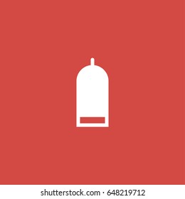 capsule icon. sign design. red background