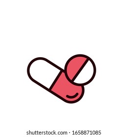 Capsule icon vector design template