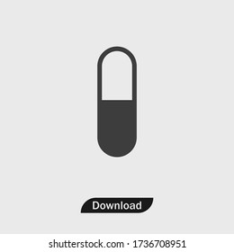 Capsule icon vector eps 10