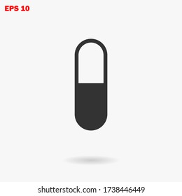 Capsule icon vector eps 10
