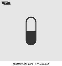 Capsule icon vector eps 10