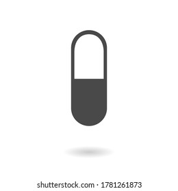 Icono de cápsula eps 10
