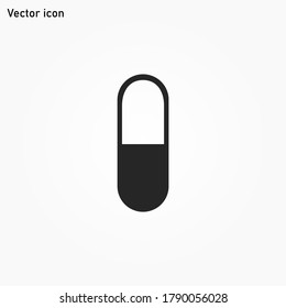 Capsule icon vector eps 10