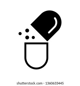 capsule Icon Vector Illustration Logo Template