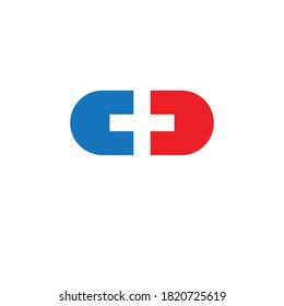 capsule logo icon vector template