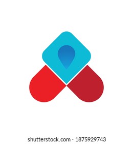 capsule logo icon vector template