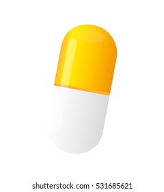 capsule medical isolated icon vector illustration design