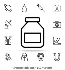 capsule medication icon. Science icons universal set for web and mobile