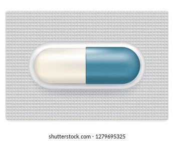 Capsule medicine in blister pack