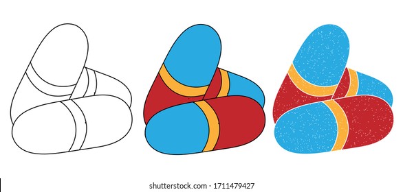 diseño vectorial de la medicina de la cápsula. blanco y negro. mano digital dibujada. textura de grano
