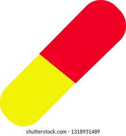 Capsule pill drawing
