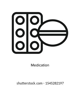 capsule and pill icon vector design template, medication, pill icon vector