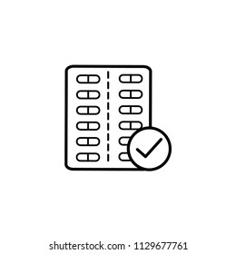 capsule, pill, medicine icon vector template