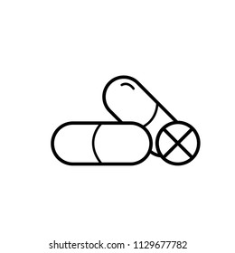 capsule, pill, medicine icon vector template