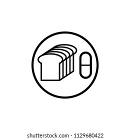capsule, pill, medicine icon vector template