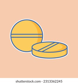 Capsule , pills free icon vector on trendy design