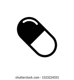 Capsule Symbol Icon Vector Illustration