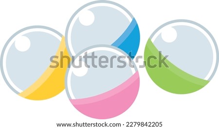 Capsule toy capsule image illustration