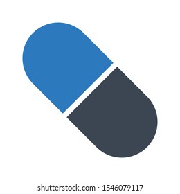 Capsule Vector Color Glyphs Icon