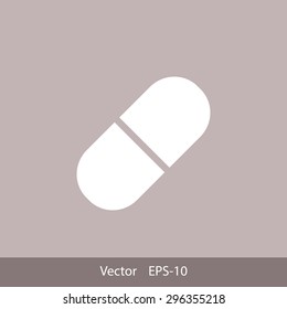 Capsule vector  icon 