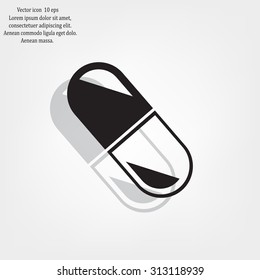 capsule vector icon