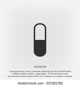 capsule vector icon