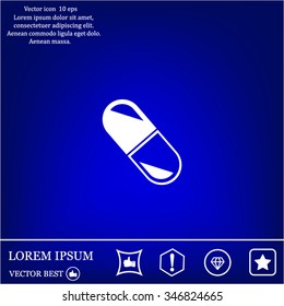 capsule vector icon