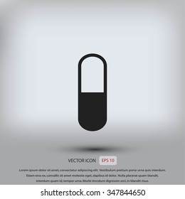 capsule vector icon