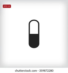 capsule vector icon