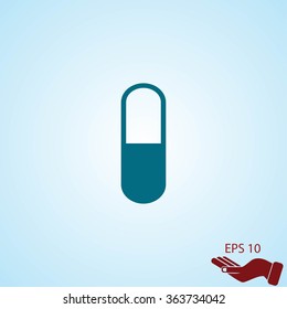 capsule vector icon