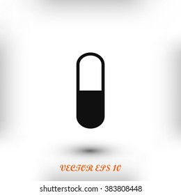 capsule vector icon