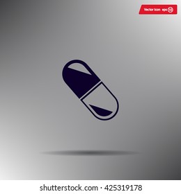 capsule vector icon