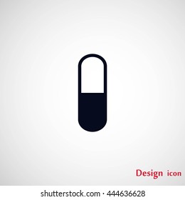 capsule vector icon