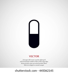 capsule vector icon