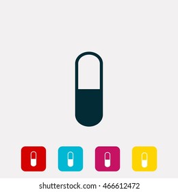 capsule vector icon