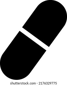 capsule vector icon illustration on white background..eps
