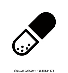 Kapsel, Vektorsymbol, Medizin Symbol einfaches Design, perfekt für alle Projekte