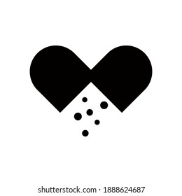 icono del vector de la cápsula, icono de la medicina diseño simple, perfecto para todo el proyecto