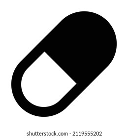 Capsule Vector icon which is suitable for commercial work and easily modify or edit it

