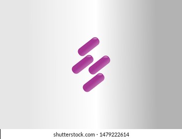 Capsule Vector logo illustration. Vector logo illustration.