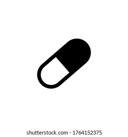 Kapselvordrucke, Vektorgrafik-Symbol, Medizinisches Symbol
