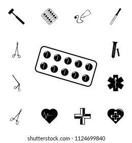 capsules in capsule icon. Detailed set of medicine icons. Premium quality graphic design sign. One of the collection icons for websites, web design, mobile app on white background