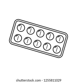 capsules in capsule icon. Element of cyber security for mobile concept and web apps icon. Thin line icon for website design and development, app development