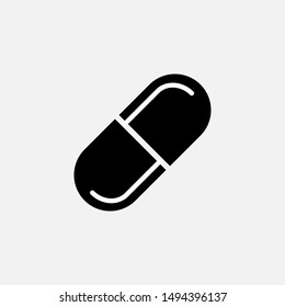 Capsules Icon - Vector, Sign and Symbol for Design, Presentation, Website or Apps Elements.