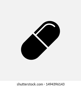 Capsules Icon - Vector, Sign and Symbol for Design, Presentation, Website or Apps Elements.