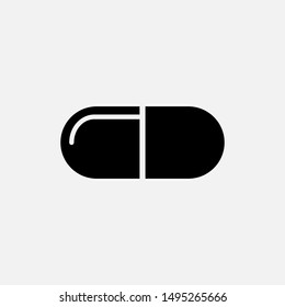 Capsules Icon - Vector, Sign and Symbol for Design, Presentation, Website or Apps Elements.