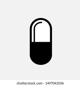 
Capsules Icon - Vector, Sign and Symbol for Design, Presentation, Website or Apps Elements.