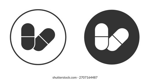 Capsules icon for website design, logo for web and apps.